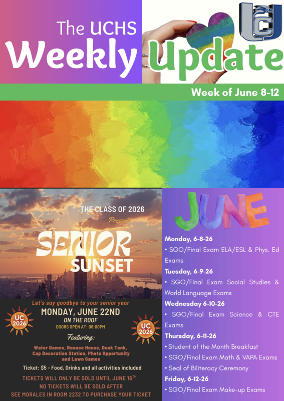 The UCHS Weekly Update: June 8-12, 2026