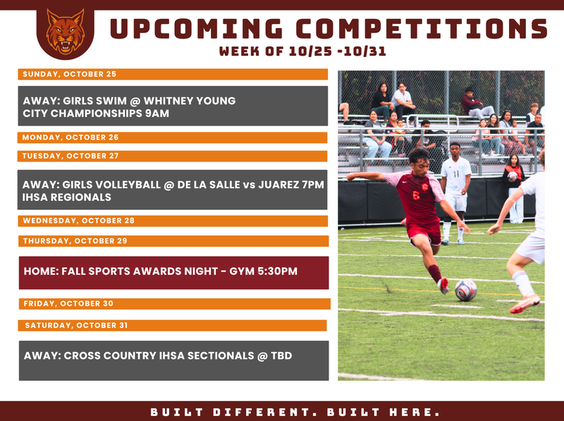 Athletic Competitions Oct 25-31 Featured Photo