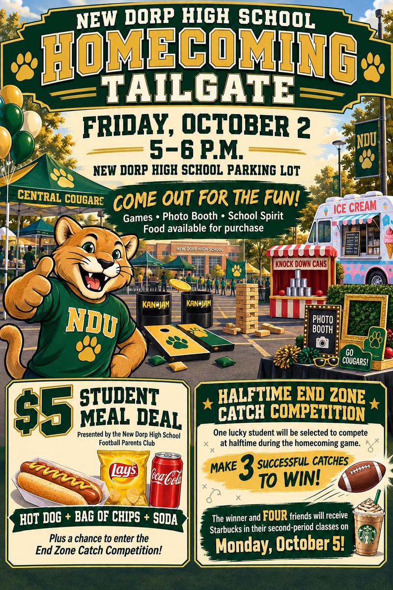 Homecoming Tailgate Flyer