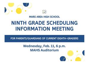 A white background with blue and gold circles