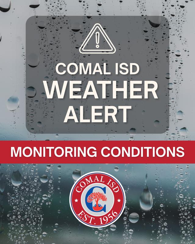 PSA Weather Conditions graphic with rain.
