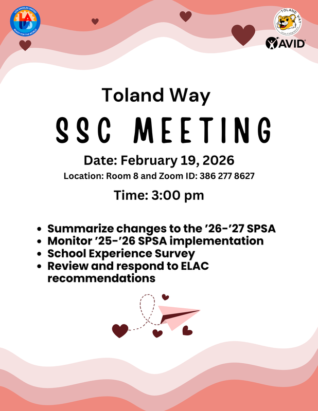 We warmly invite you to attend our SSC Meeting