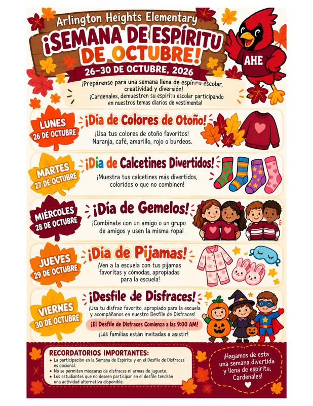 OCT. SPIRIT WEEK