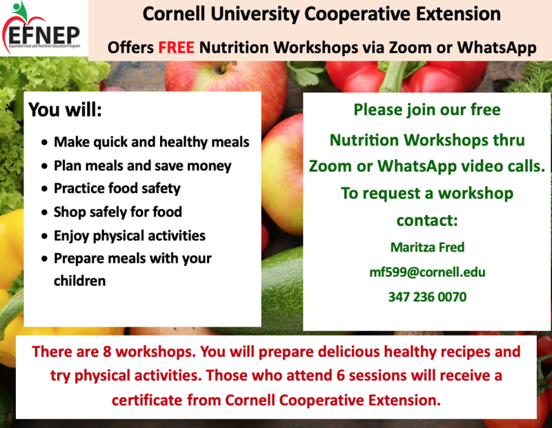 Cornell University Nutrition The Caton School P.S. 249