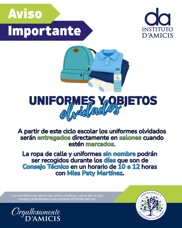 Uniformes y objetos olvidados Featured Photo