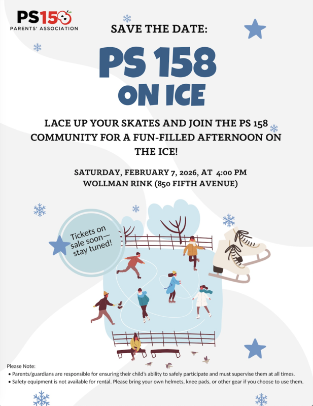 Flyer for ice skating