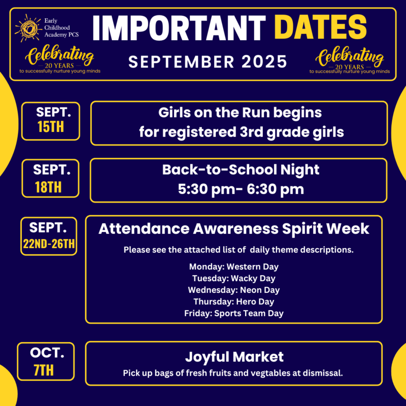 Weekly Guide to Key Dates & Events Featured Photo