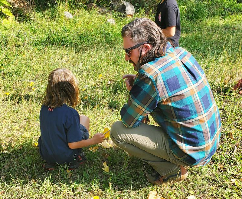 James Fitzpatrick with student