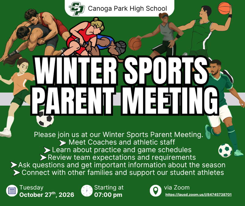 Winter Sports Parent Meeting