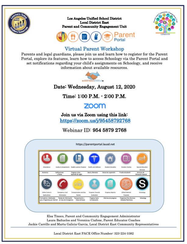 Parent Portal Workshop