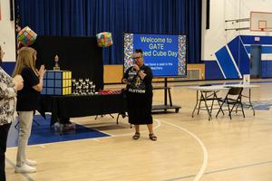 Speed Cube day - image of contestants on day of