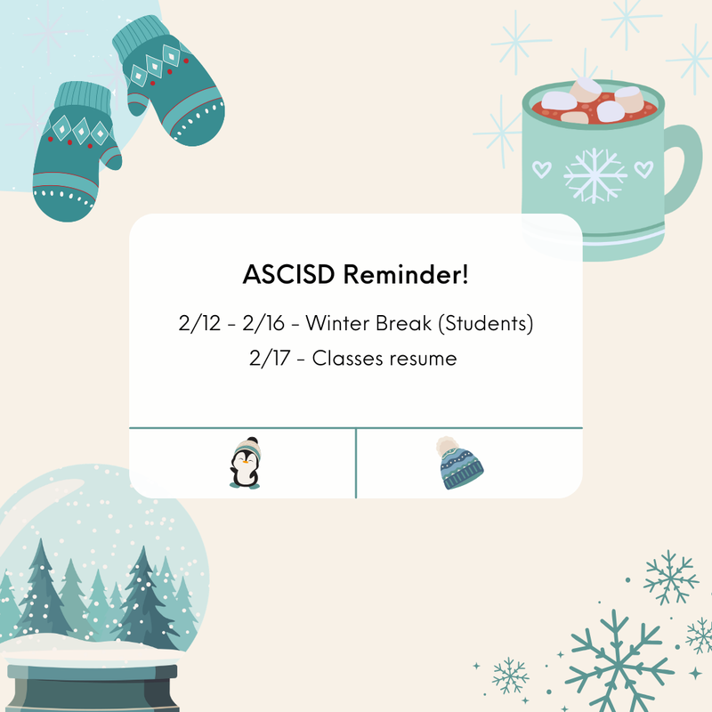 reminder winter break