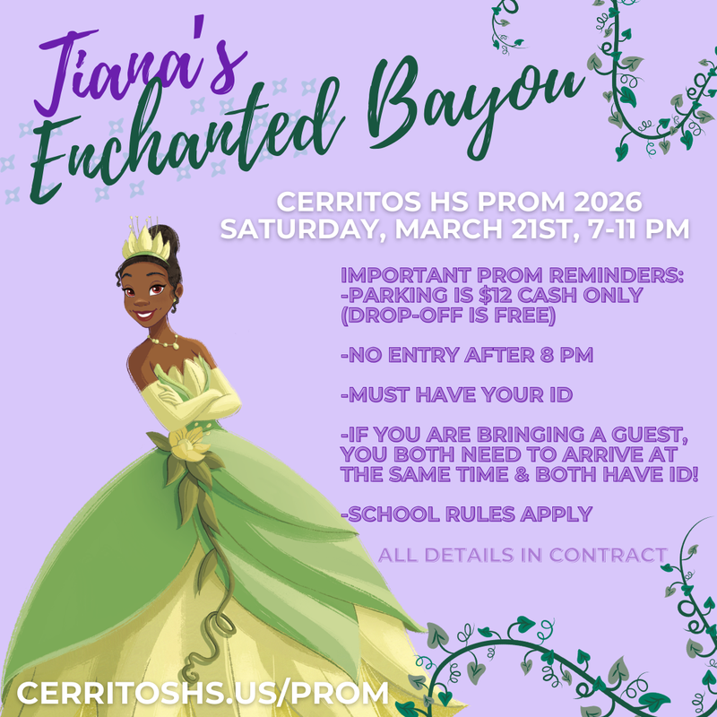 typed out info at cerritoshs.us/prom