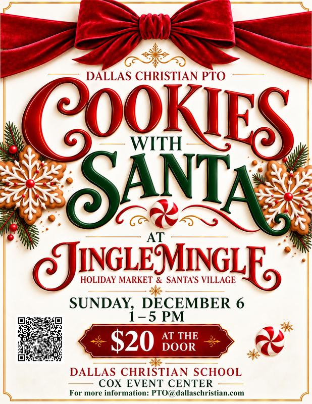 Jingle Mingle, Holiday Market & Cookies with Santa - Sunday, Dec. 6