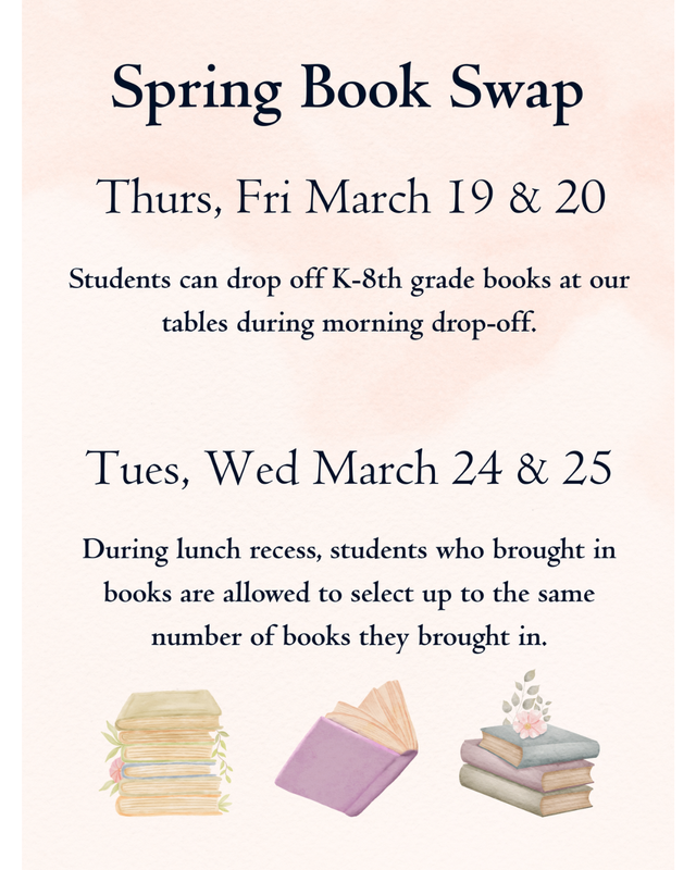 PSP Book swap. March 19-25