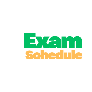 Exam Schedule