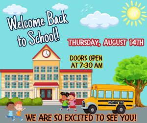 Welcome back to school!