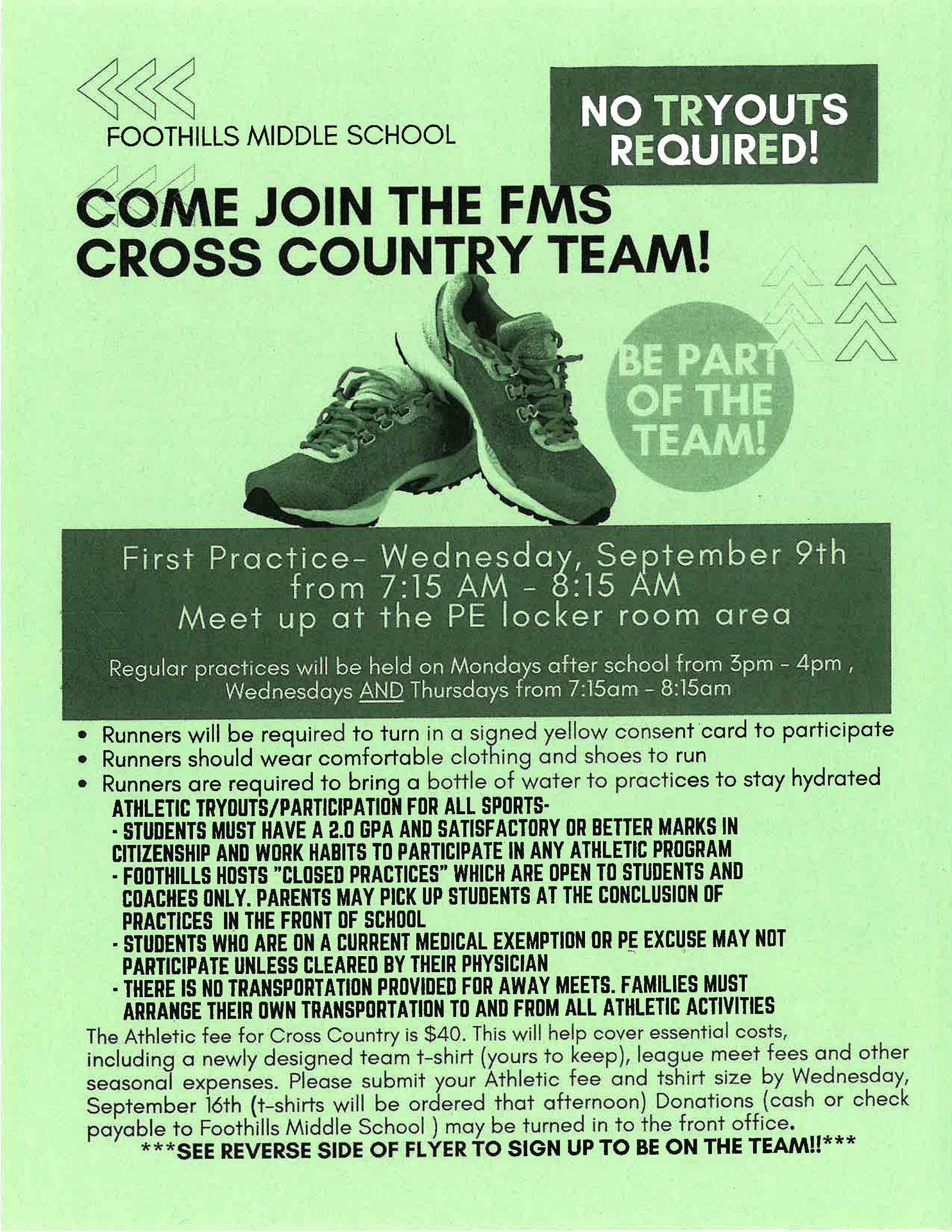 Cross Country Flyer