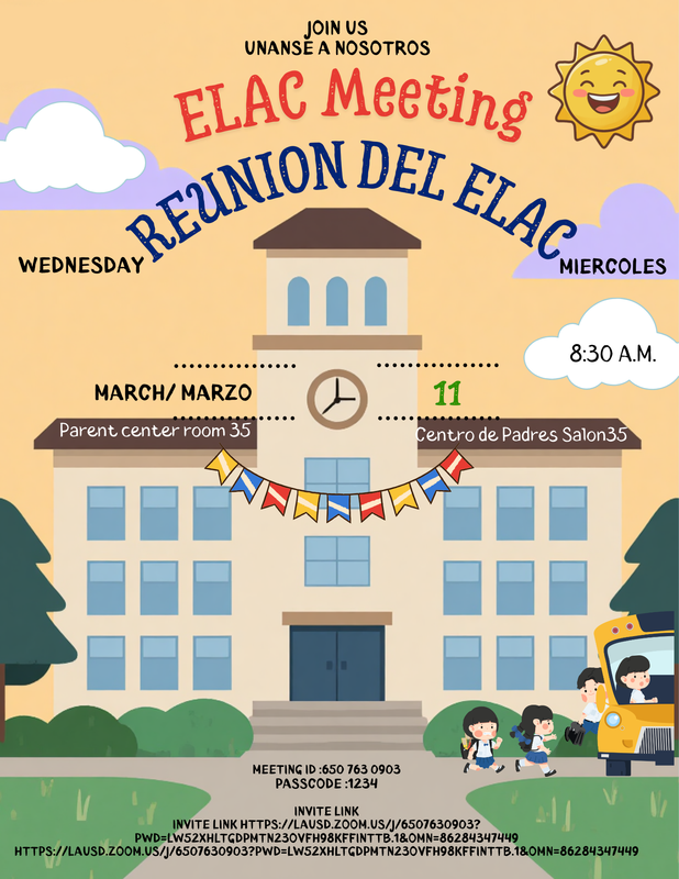 ELAC Meeting March 2026