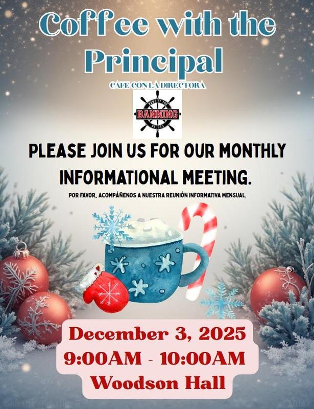 Coffee with the Principal - Wednesday, December 3, 2025 Featured Photo