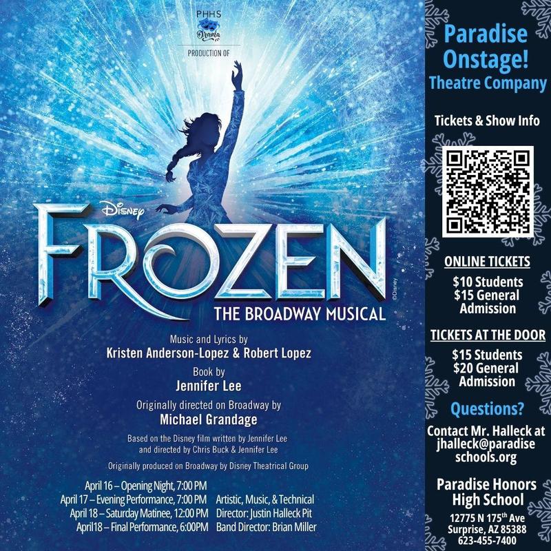 Frozen ticket info