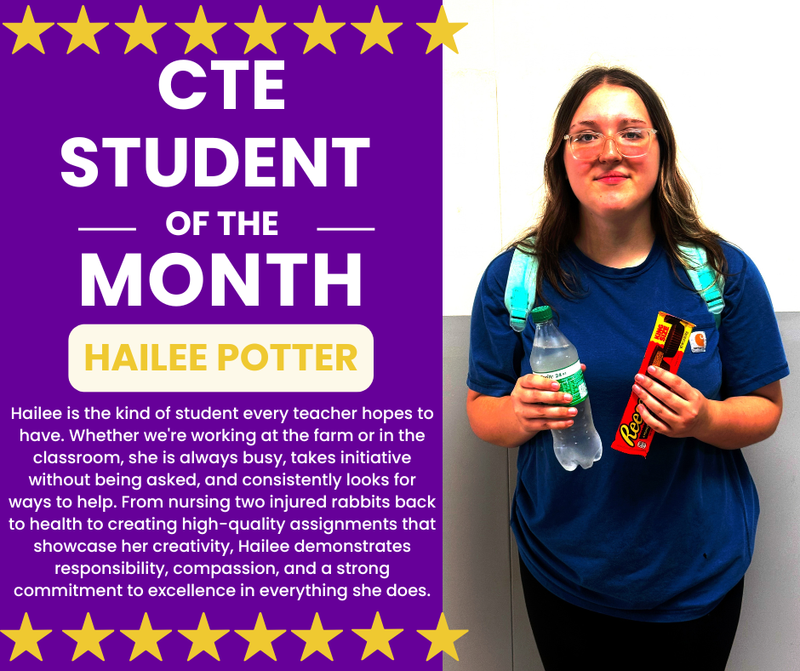 CTE October Student of the Month Featured Photo