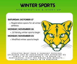 Winter Sports Registration and Start-up