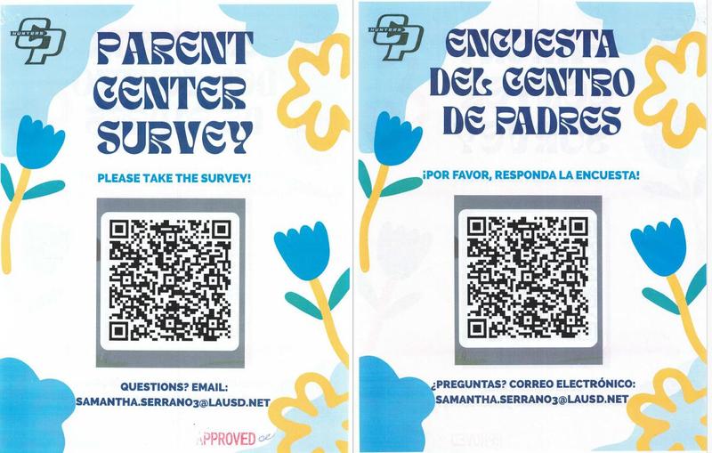 Parent Center Survey Flyer