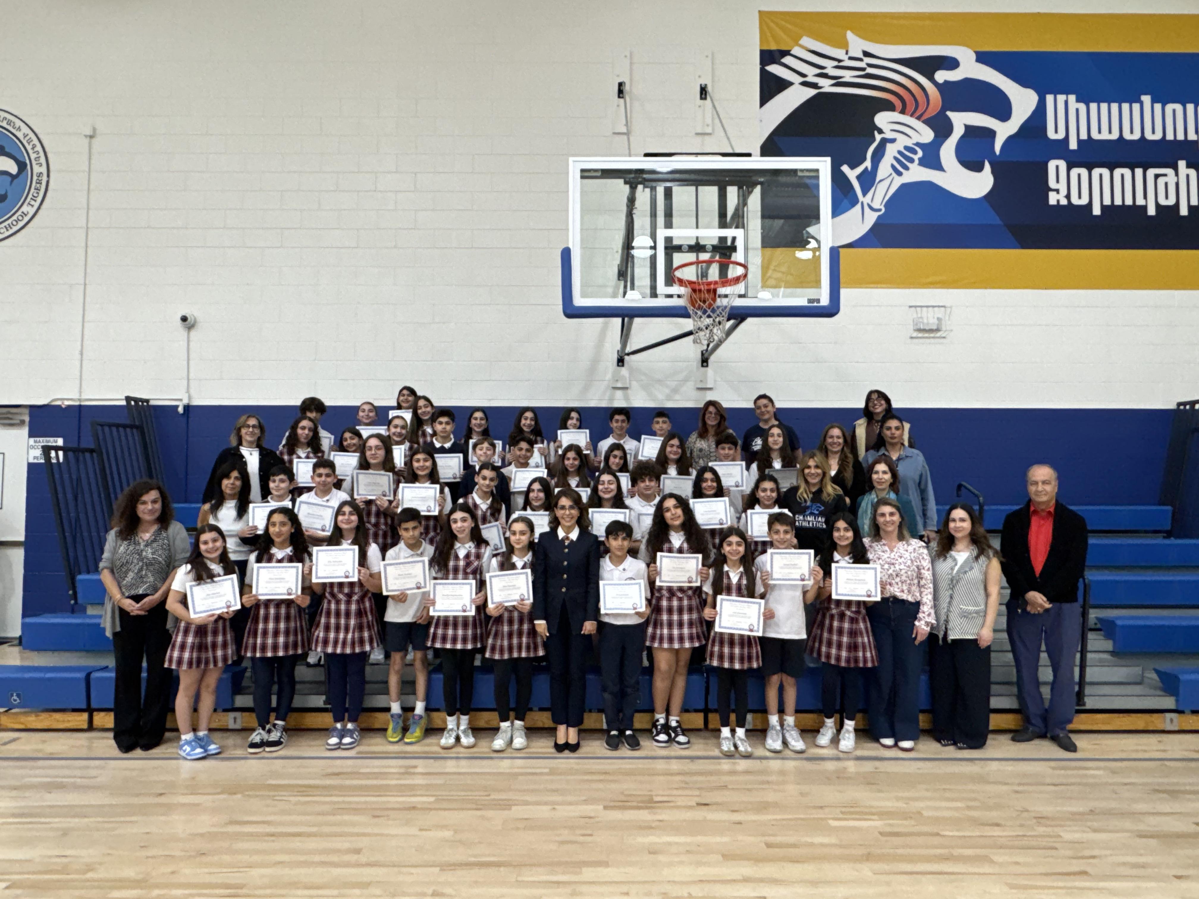 Celebrating Excellence: Junior High Scholars Recognized at Head of School High Honor Awards