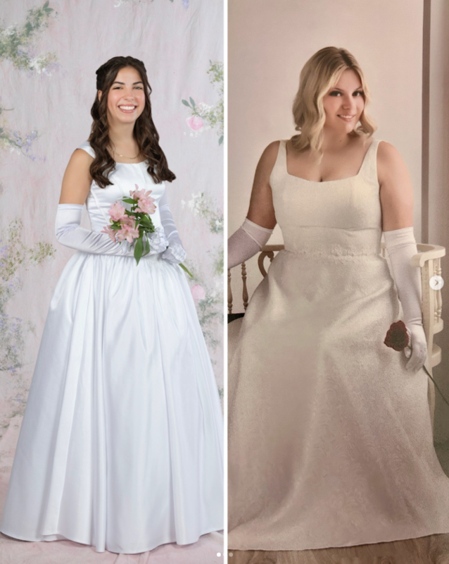 Elizabeth Sokos, ‘26, and Sarah Fitzgibbon, ‘26 who participated in the 2025 Medallion Ball!