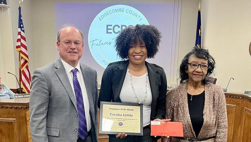 Fairview Elementary's Little selected as Employee of the Month