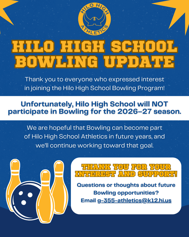 HILO HIGH SCHOOL BOWLING UPDATE Featured Photo