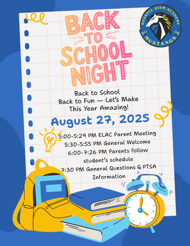 Back to School Night Flyer