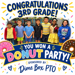 Congratulations, 3rd Grade Donut Party!.png