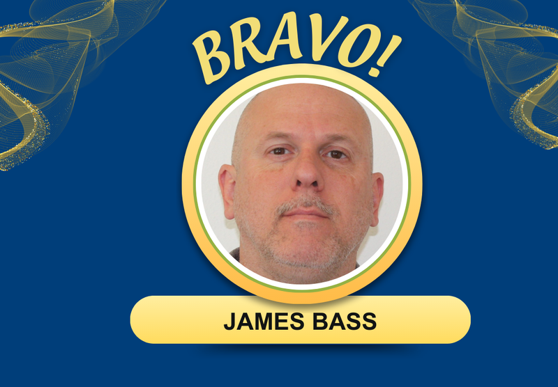 Bravo! Award winner James Bass