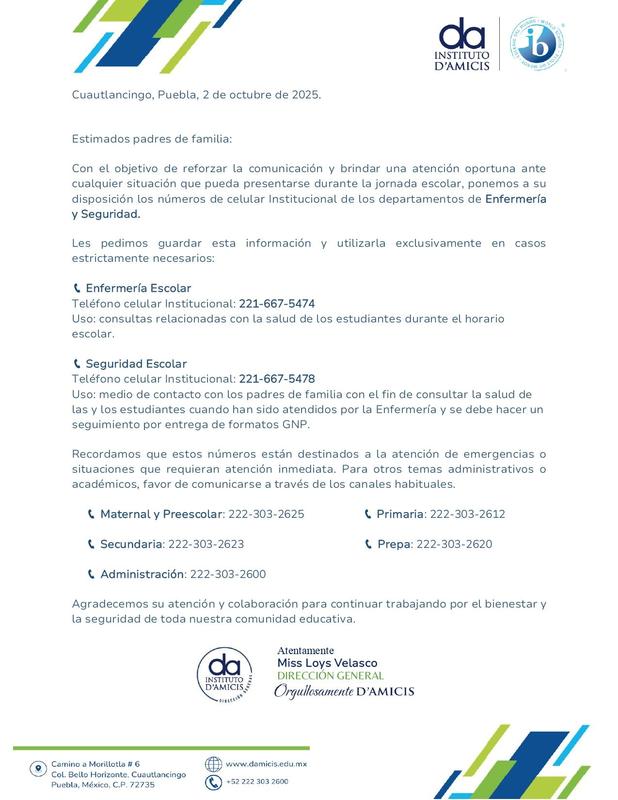 Queremos mejorar la comunicación y la atención a nuestras familias