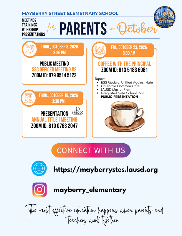 Parent Workshops