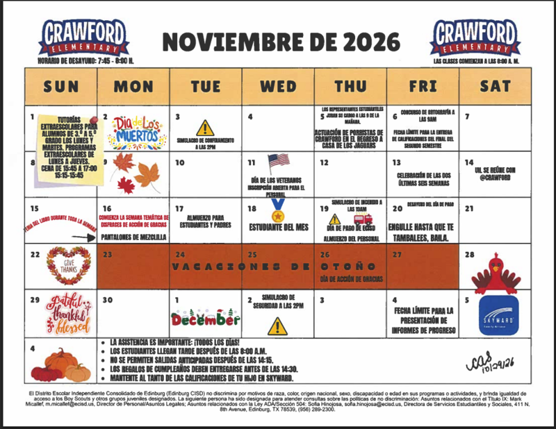 Calendario