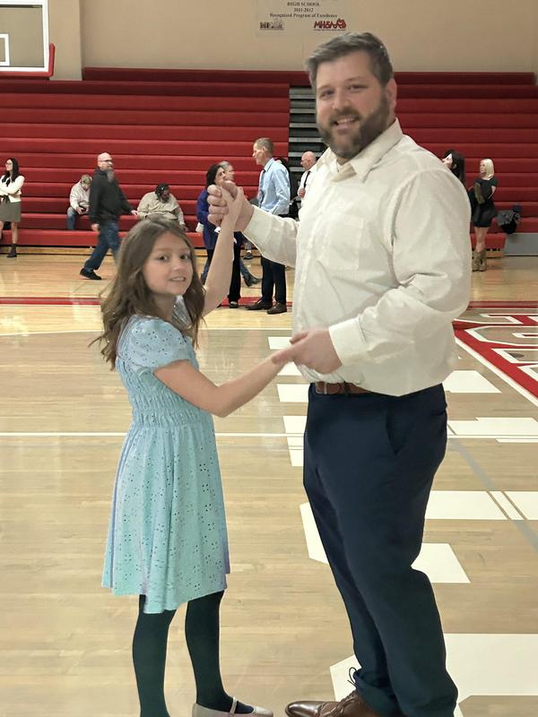 father & daughter dancing