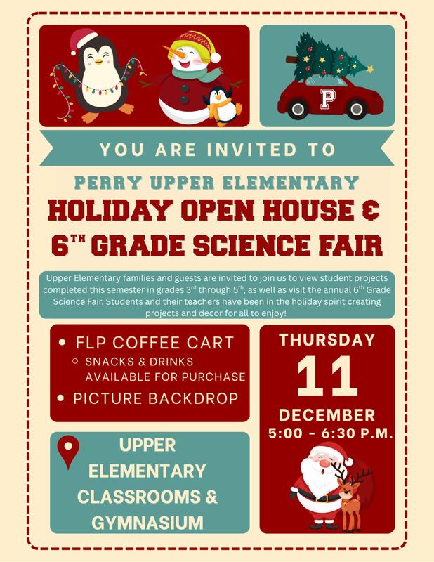 Perry upper elem holiday science fair 2025
