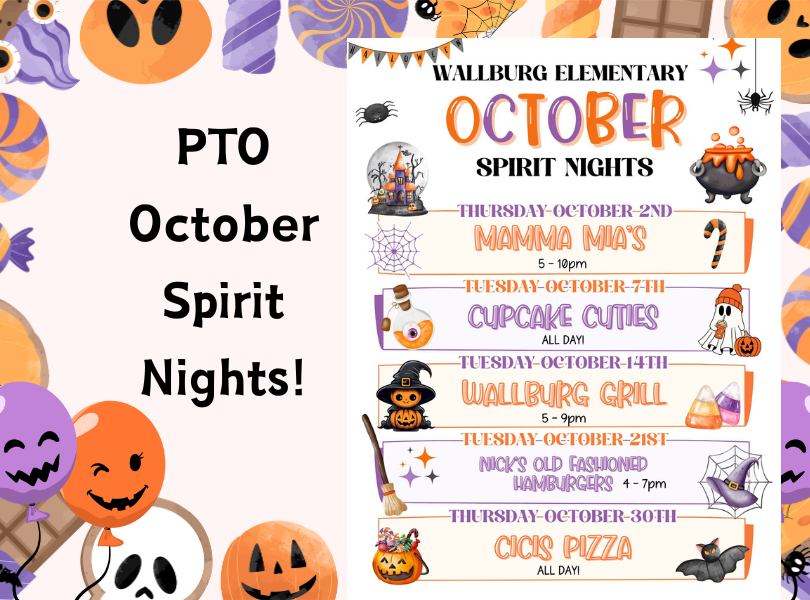 PTO October Spirit Nights