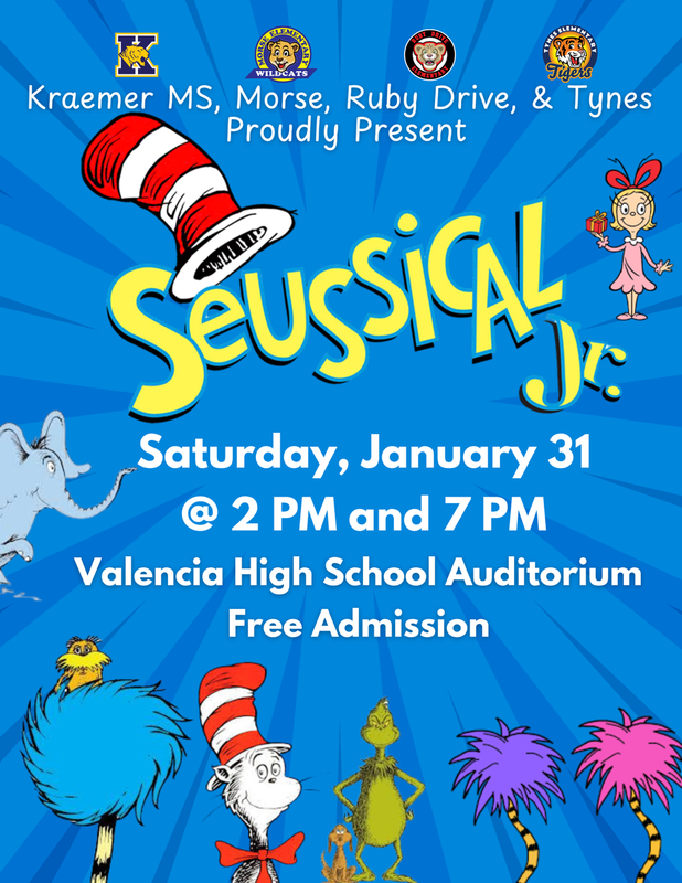 Seussical Jr. Presented by PYLUSD Schools: January 31, 2026