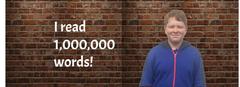 I read 1,000,000 words!