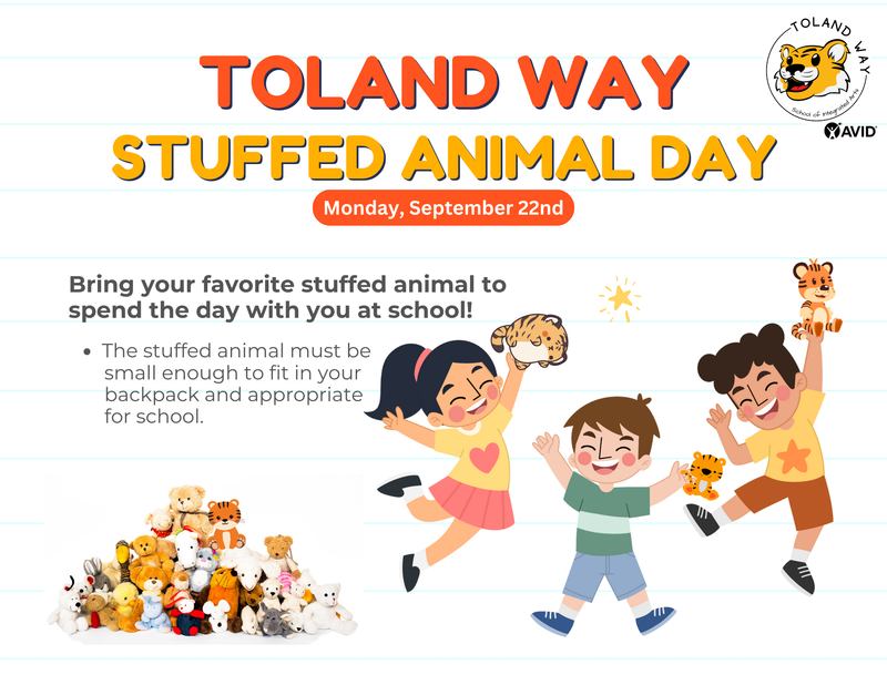 Stuff Animal Day- September 22, 2025