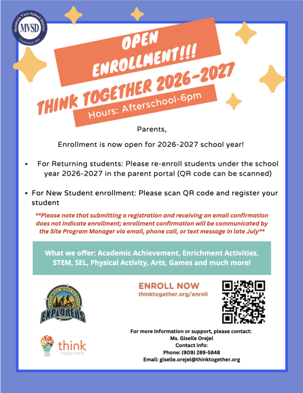 Think Together Fall Registration