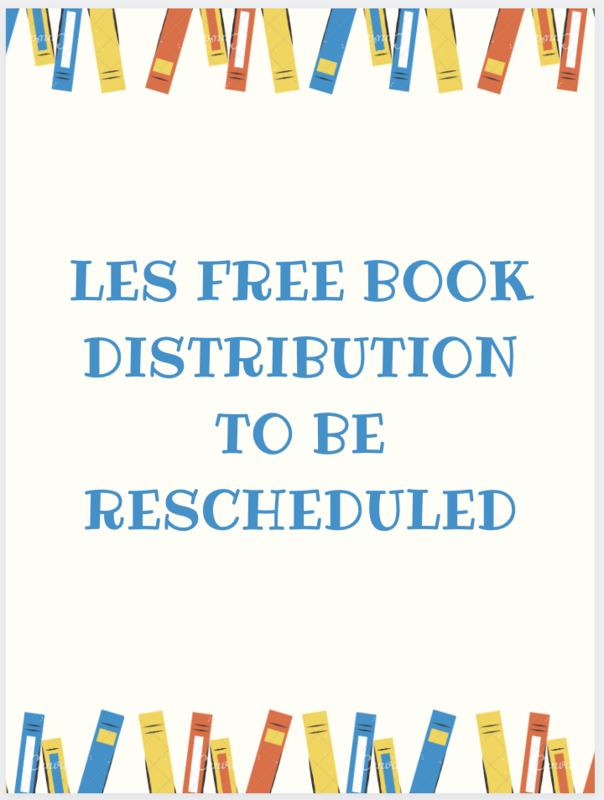 Free Book Distribution to be Rescheduled Featured Photo