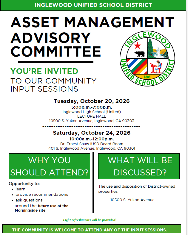 ASSET MANAGEMENT ADVISORY COMMITTEE INPUT SESSIONS Featured Photo