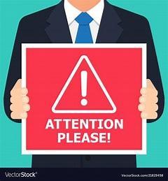 Attention please sign