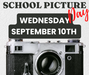 picture showing the date of school pictures, September 10