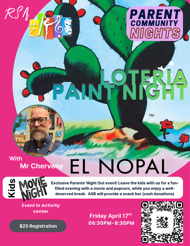 Paint Night Friday April 17th 6:30-8:30